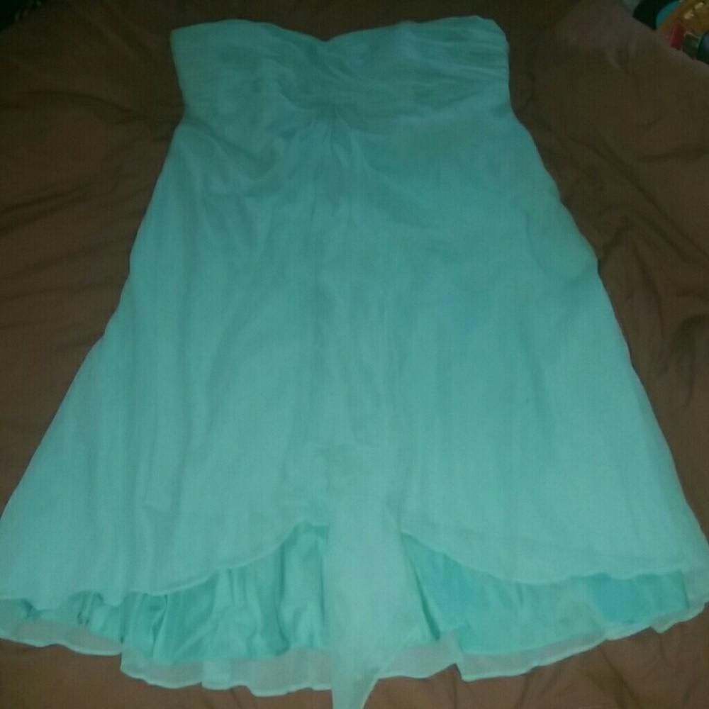 David's Bridal Pool Blue